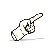 pointing hand cartoon N6