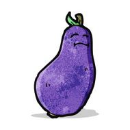 cartoon egg plant