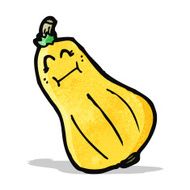 cartoon butternut squash