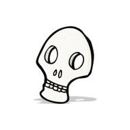 skull symbol cartoon N2