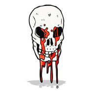 skull symbol cartoon N4