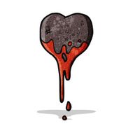 cartoon black heart symbol N2
