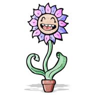 flower cartoon character N18