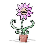 flower cartoon character N19