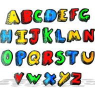 cartoon alphabet N13