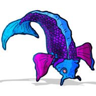 cartoon japanese fish tattoo N5