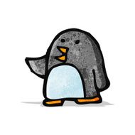 cute cartoon penguin doodle