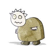 child's drawing of a zombie