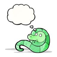 funny cartoon snake N21