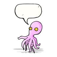 Cartoon Octopus N40