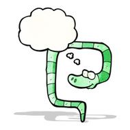 funny cartoon snake N22