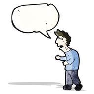 stressed man cartoon