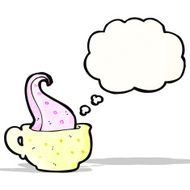 tentacle in tea cup cartoon N2