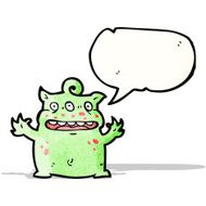 cartoon little alien N10