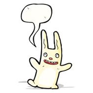 Cartoon happy rabbit N3