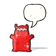 cartoon alien slug monster N4