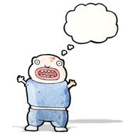 cartoon mutant monster boy