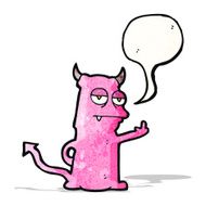cartoon rude little devil N2