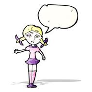blond vampire girl cartoon