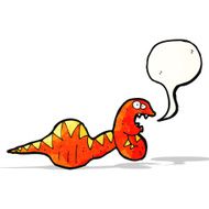 cartoon fat snake N10