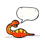 cartoon fat snake N11