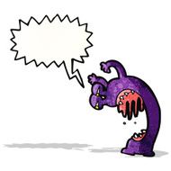 scary monster cartoon