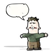 cartoon ugly boy N2