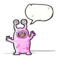 cartoon talking alien