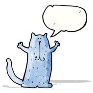 funny cartoon cat N83