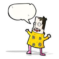 cartoon crazy woman N2