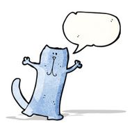 funny cartoon cat N86