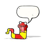 cartoon hissing snake N5