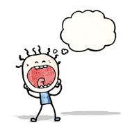 cartoon screaming man N6