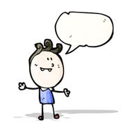cartoon man with speech bubble N4