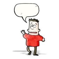 Cartoon Man Asking Question N33