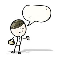 cartoon business guy