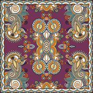 Traditional ornamental floral paisley bandanna N363