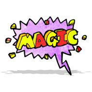 comic book magic shout symbol