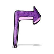 pointing arrow cartoon symbol N3