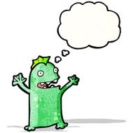 Cartoon Swamp Monster N10