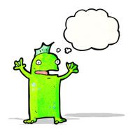 Cartoon Swamp Monster N11