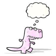 cartoon pink dinosaur N4