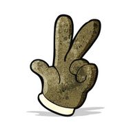 counting fingers cartoon symbol N3