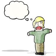 Shocked Man Cartoon N5
