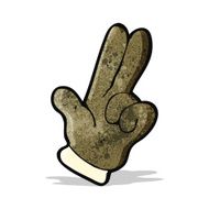counting fingers cartoon symbol N4
