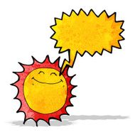 Happy Sun Cartoon Character N2