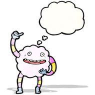 cartoon cloud monster N8