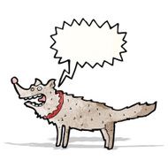 cartoon barking dog N2