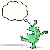 funny cartoon frog