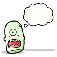 Cartoon Monster Head N2